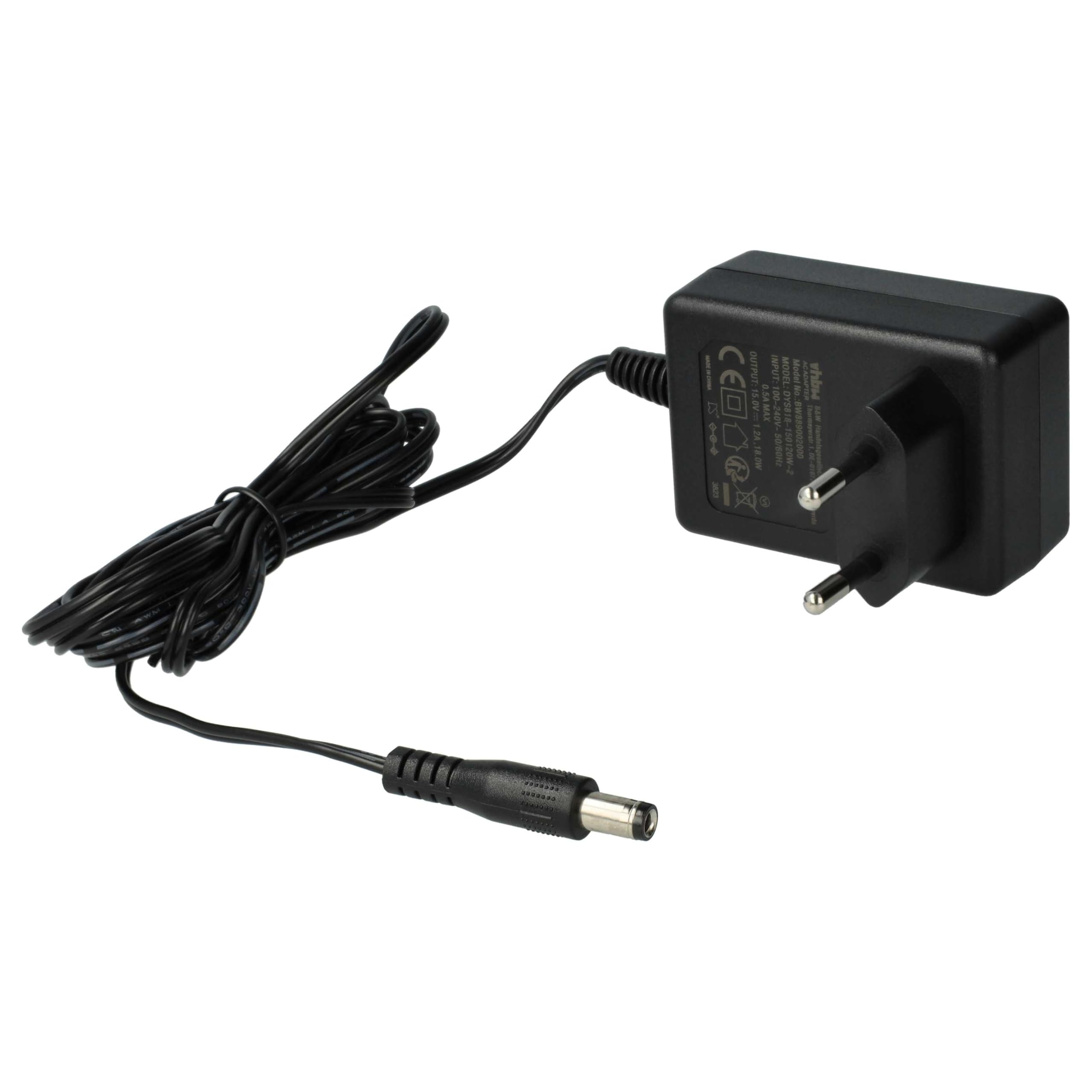 Vhbw alimentatore sostituisce Thomson Telecom FW7240/15 - DSL3594571A per router, modem con alimentazione da 15 V adatta - 175 cm | Leroy Merlin