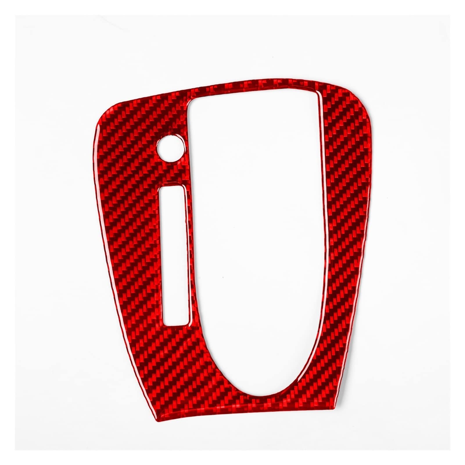 Car Central Trim for Benz for CLS for C219 2004-2009 Car Gear Shift Box Panel Sticker Cover Trim Interior Accessories(Red)
