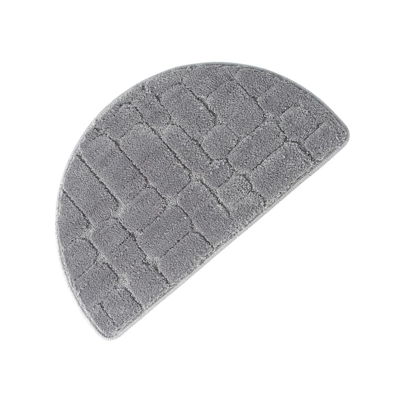 Tapis de bain superfin absorbant et semicirculaire pour sol