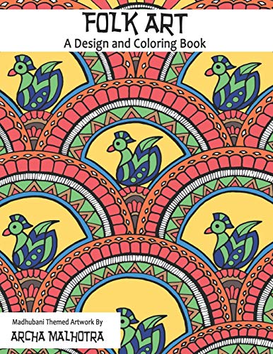 Folk Art : A Design And Coloring Book #TOP16