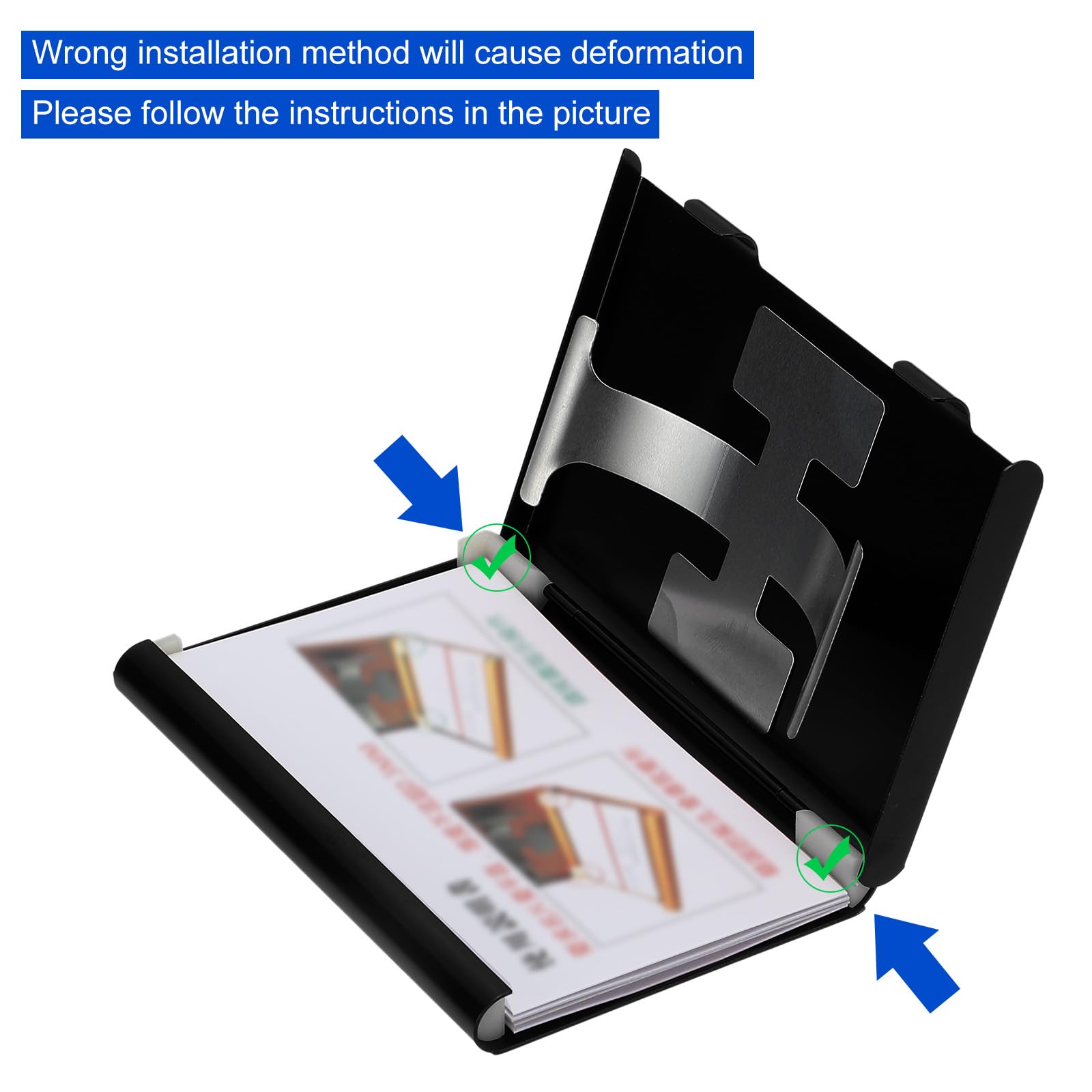 PATIKIL 2 Pcs Business Card Holder - Image 4