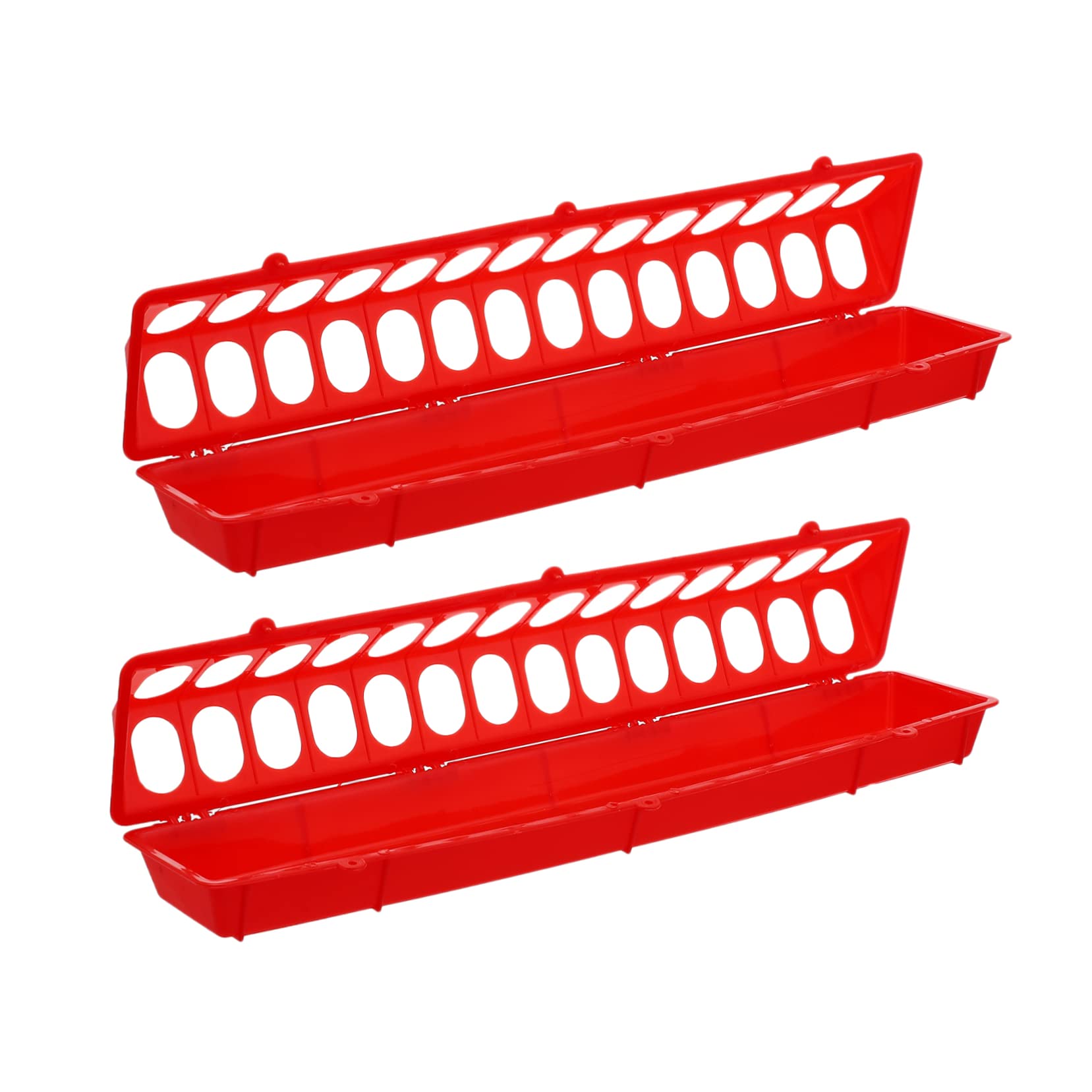 HAPINARY 2pcs Pigeon Feeding Trough Boxes Durable Pigeon Food Dispensers for Birds Convenient Feeding Utensils for Outdoor Use