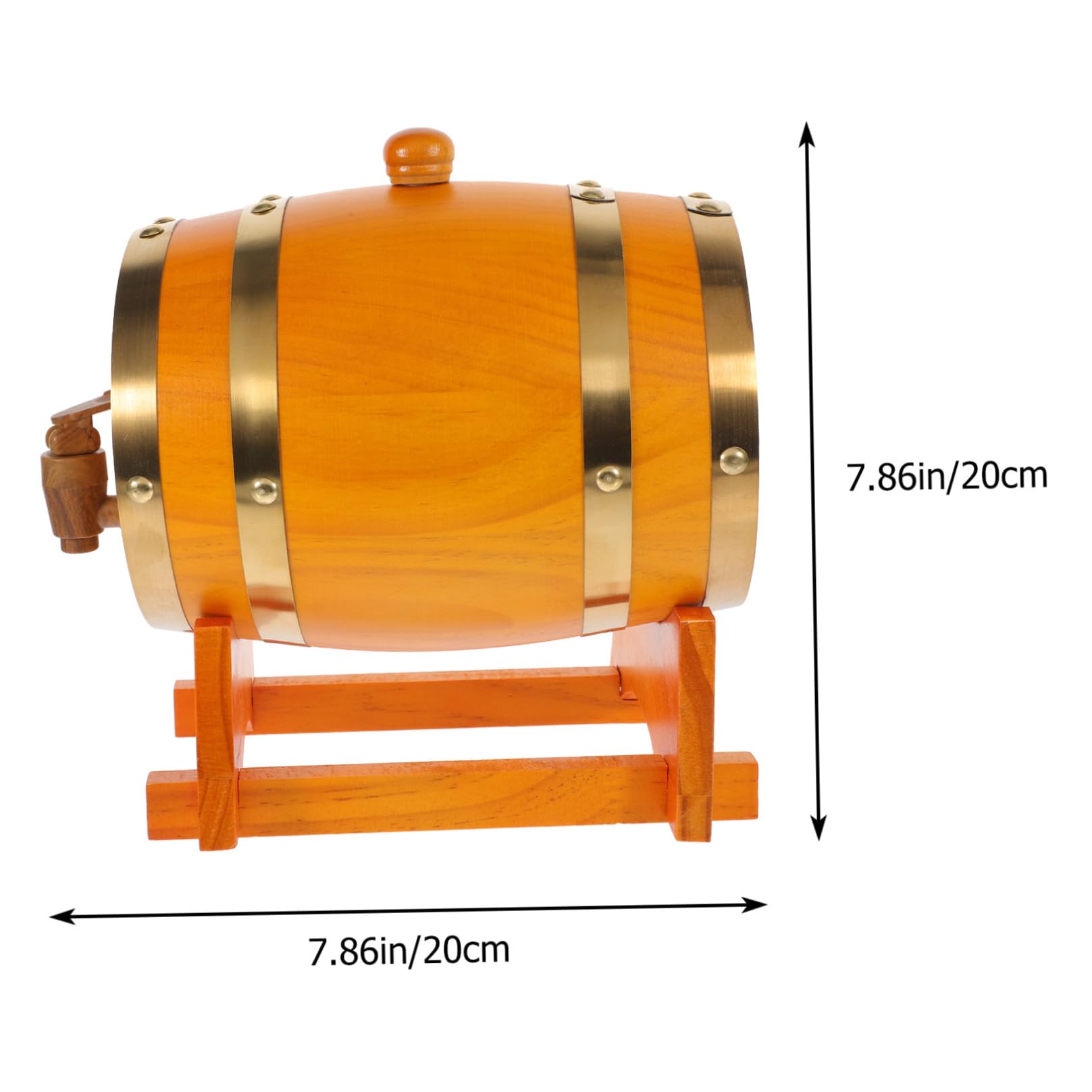 OUNONA Barril de Vino de Madera para Almacenar Vino Tinto Dispensador de Madera para Bebidas Barril de Cerveza para Añejar Restaurante o Bar