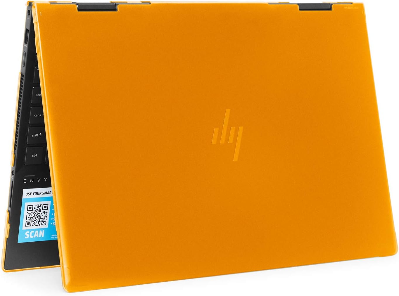 Case Compatible for 2020~2022 15.6" HP Envy x360 15-EExxxx (AMD CPU) / 15-ED (Intel CPU) Series Laptop ONLY (NOT Fitting Any Other HP Models) - Orange