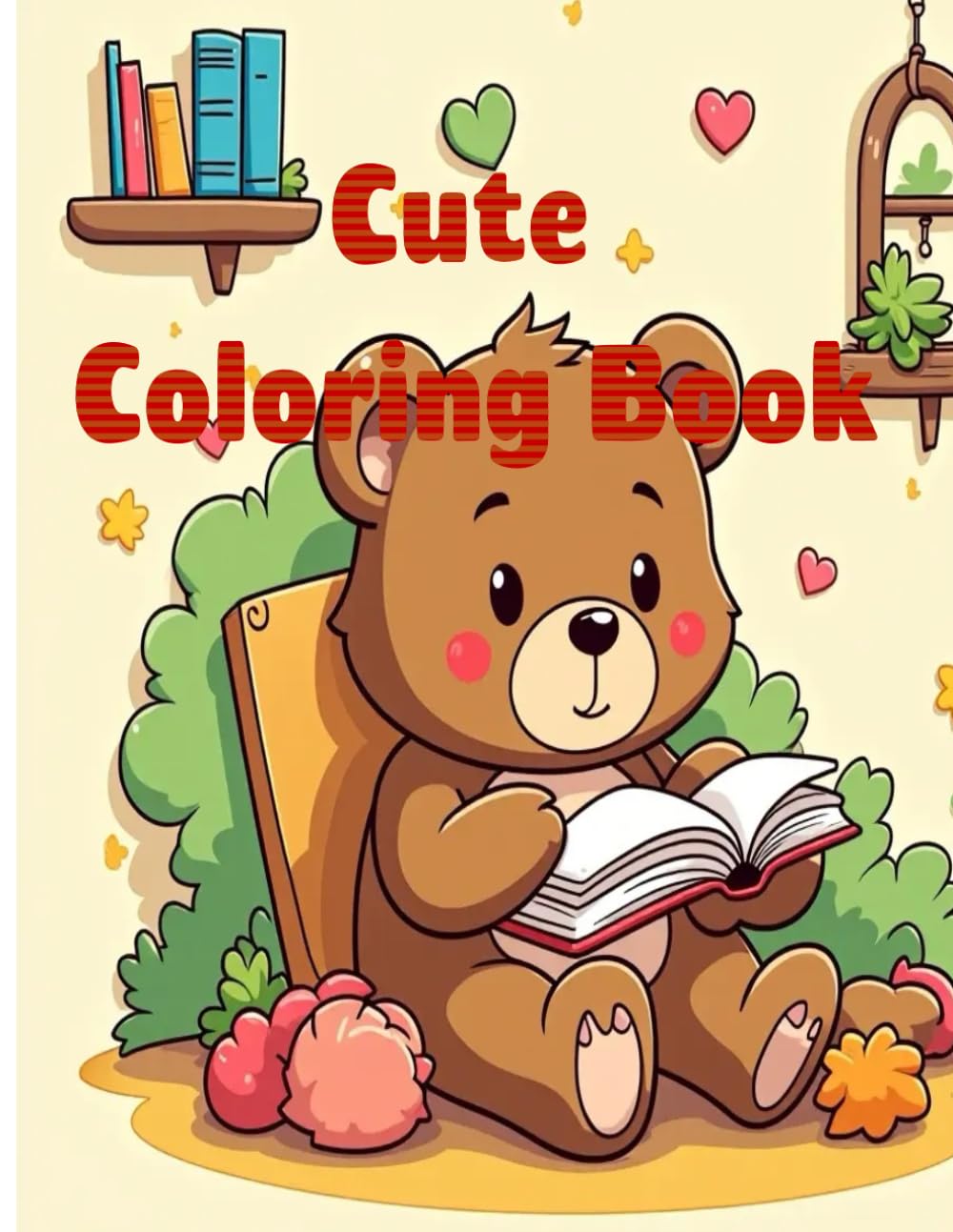 cute and cosy colouring book