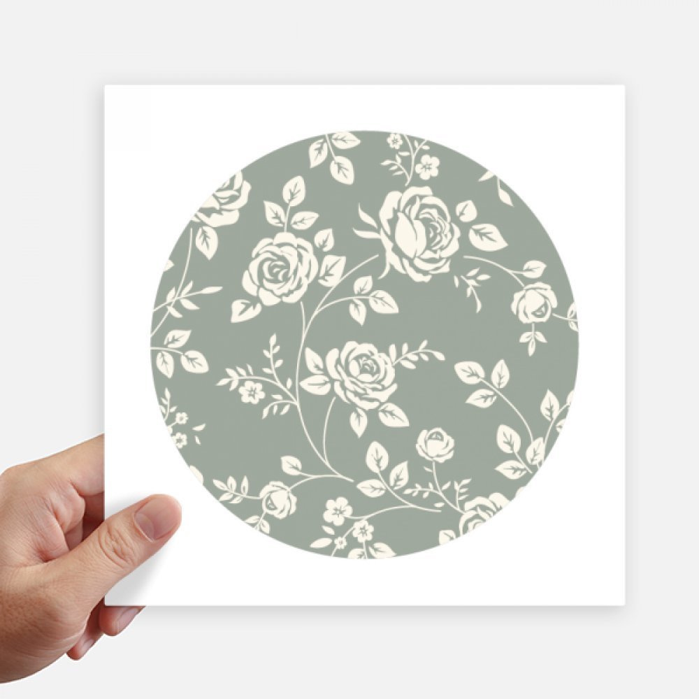 Sticker fleur rose 20cm DIYthinker déco murale et personnalisation valise