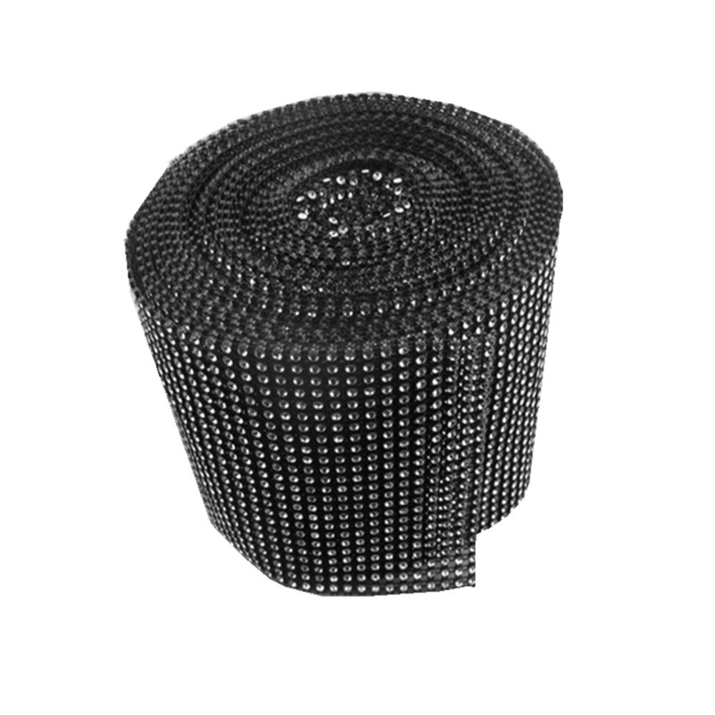 Amazon.com: KUPOO Diamond Sparkling Rhinestone Mesh Ribbon for Event ...