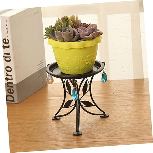 Miniatura 2 de Yardwe Salvamanteles de escritorio para suculentas, soporte para plantas suculentas, soporte para plantador de mesa, soporte para mini bonsái,