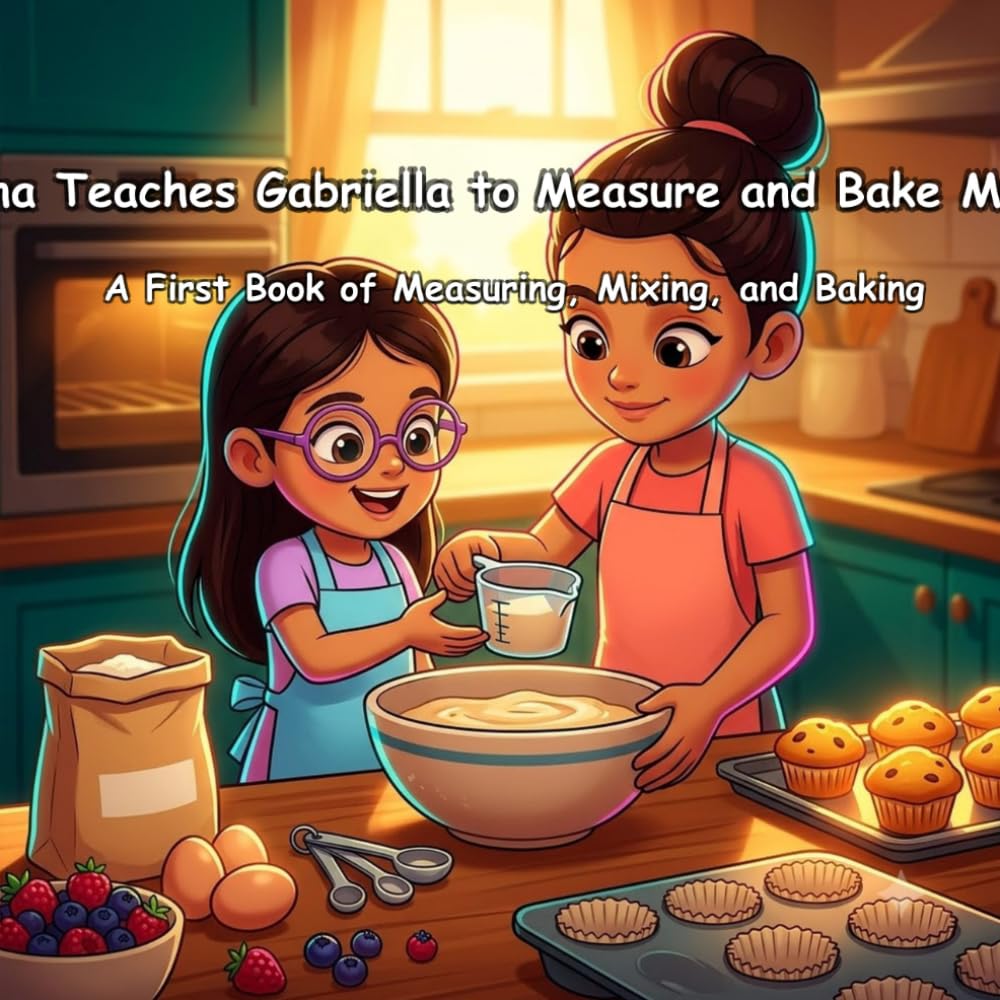 Liliana Teaches Gabriella to Measure and Bake Muffins: A First Book of Measuring, Mixing, and Baking