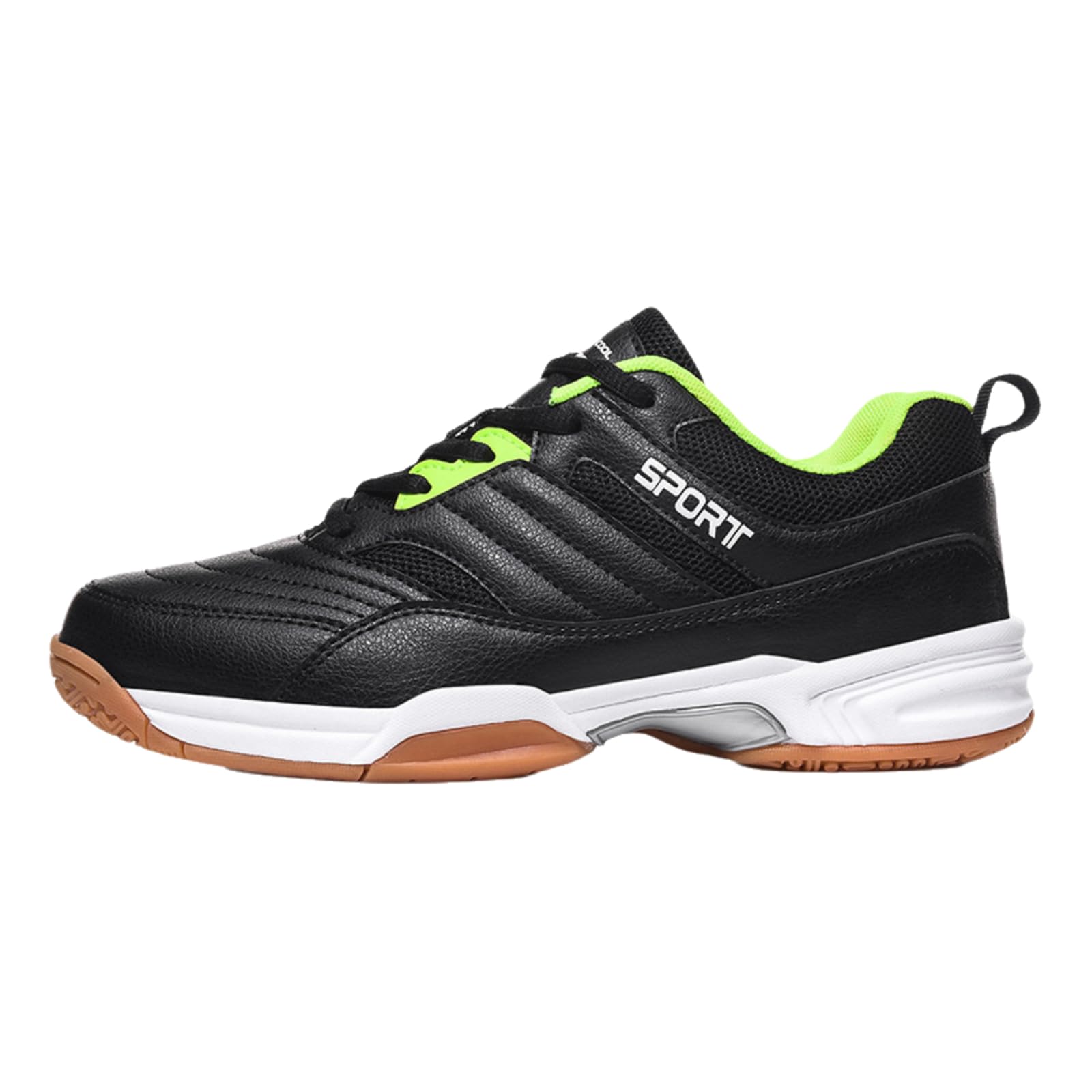 Viaoragiosa Badminton Squash Shoes,Volleyball Pickleball Sneakers,Squash Trainers For Men,Badminton Volleyball Sneakers,Anti-Slip,Lightweight,Non-Marking,Indoor And Outdoor Court Trainers Men
