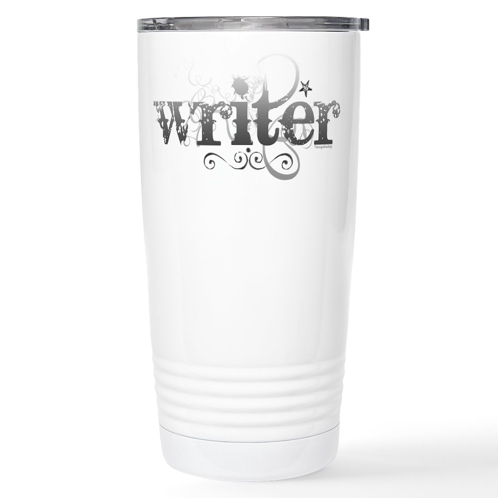 CafePress Urban Writer Stainless Steel Travel Mug 20 oz. Insulated Stainless Steel Coffee Tumbler