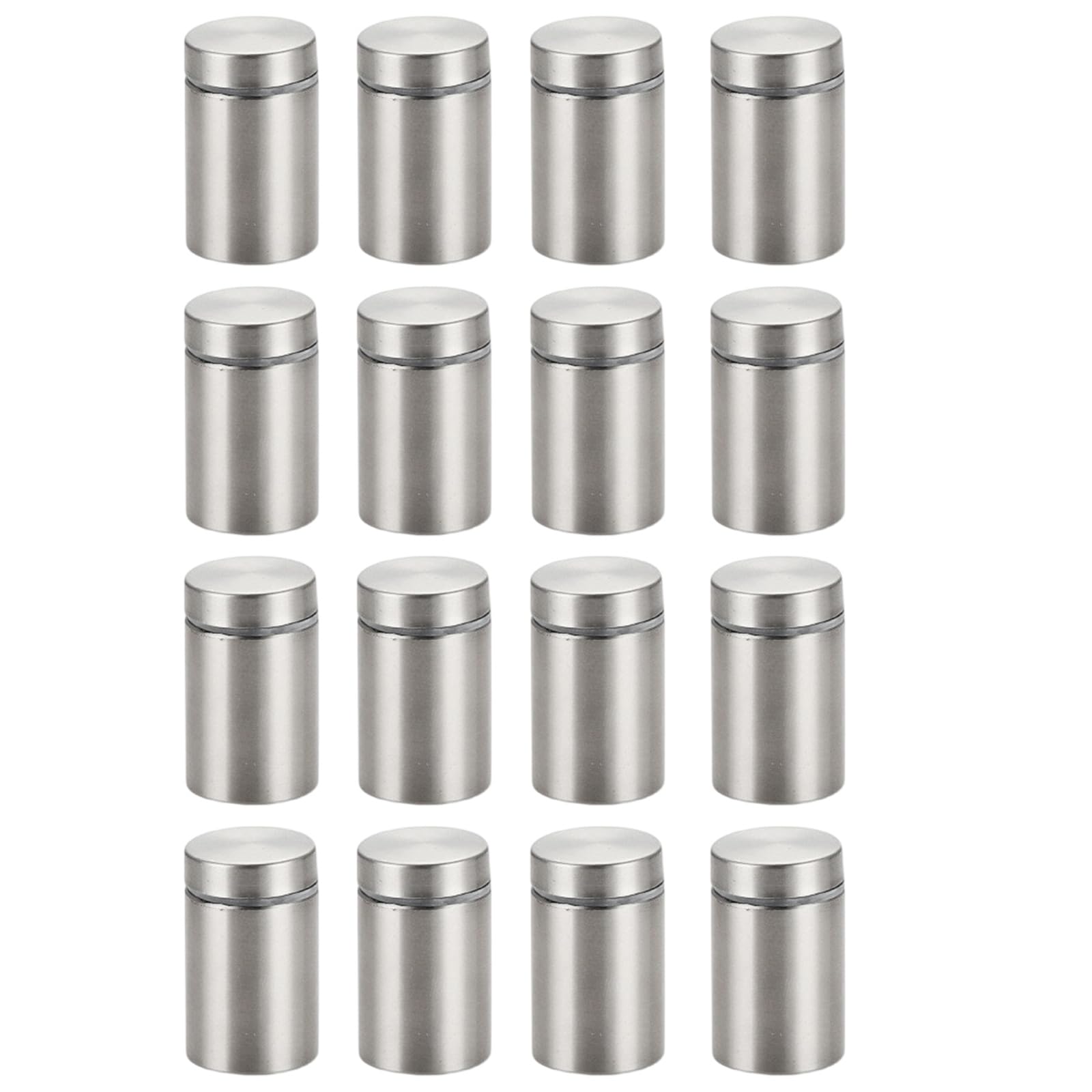Nucelit 19X30 Advertising Na Practical Advertising Frame Screws 16Pieces Sturdy Stainless Steel Materials Signage Fasteners Easy Installion Designs Stainless Steel Advertising Nails