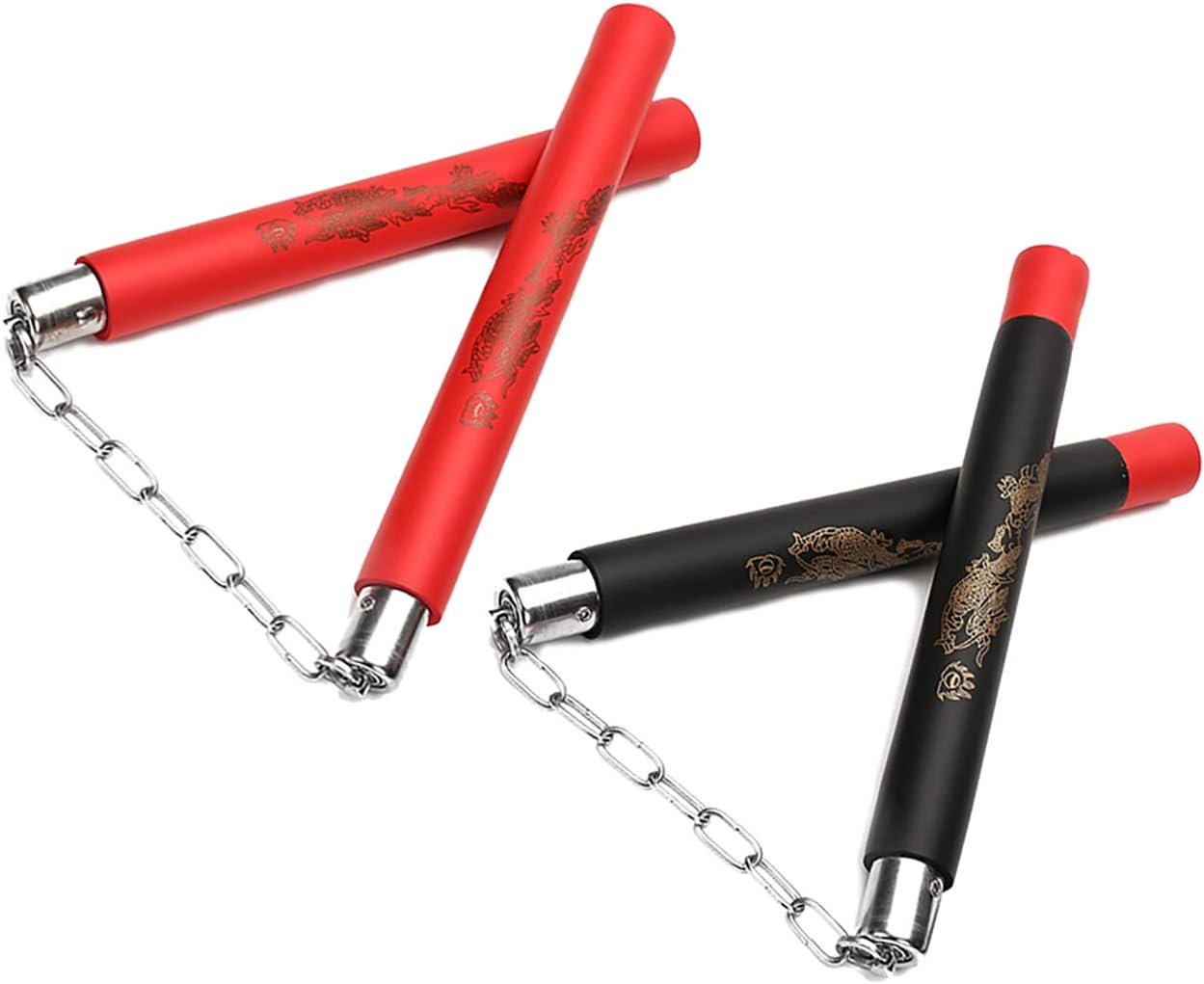 Bohoil Nunchuck,Practical Foam Nunchucks Portable Training Nunchuck