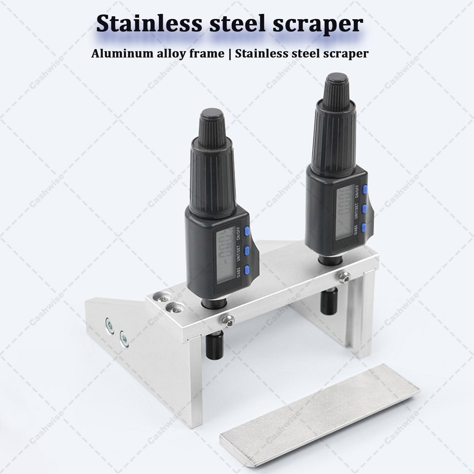 Aplicador de película con Pantalla Digital Ajustable, recubridor de Cuchillas de Laboratorio, Espesor Ajustable de 1 a 6000 μm, Valor de indexación de 1 μm, Dispositivo de preparación 150mm
