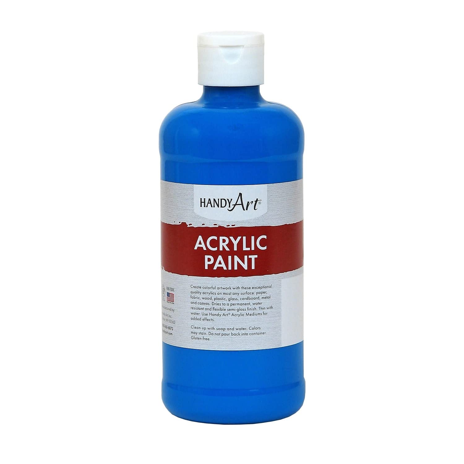 Handy Art 101-055 Student Acrylic Paint 16 ounce, Cobalt Blue