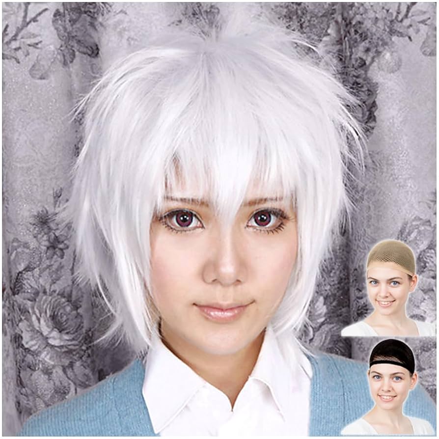 Amazon.co.jp: CaseEden コスプレ ウィッグ ショート 30cm 耐熱
