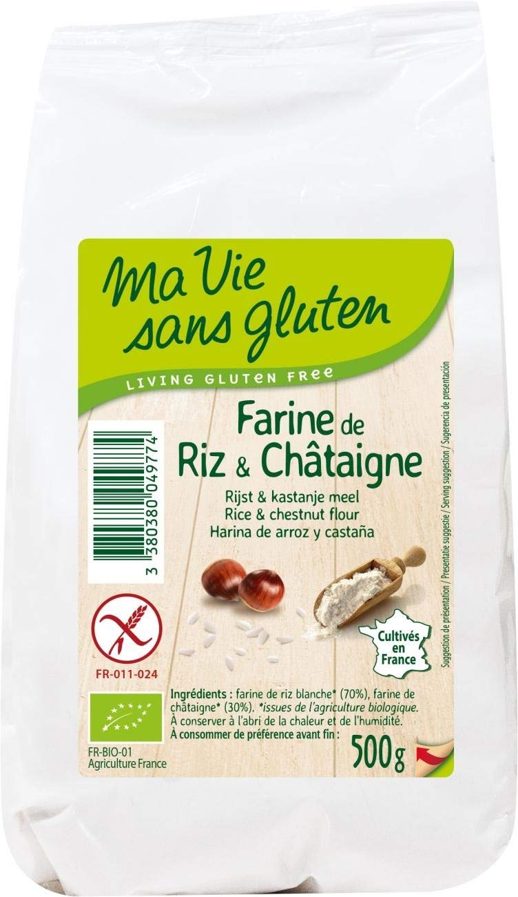 Ma vie sans gluten Farine de Riz & Châtaigne, 500 g