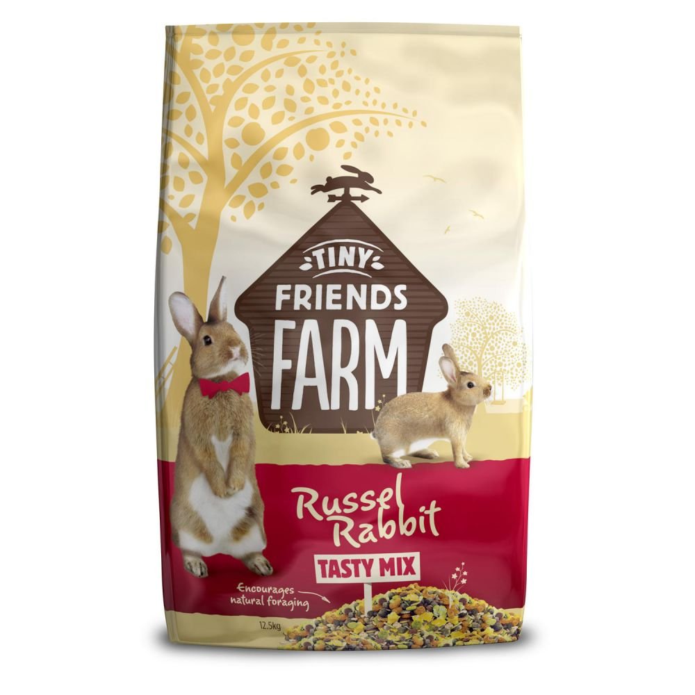 B&Q -  Tiny Friends Farm Russel Rabbit Tasty Mix 12.5Kg