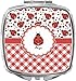 Ladybugs & Gingham Compact Makeup Mirror (Personalized)