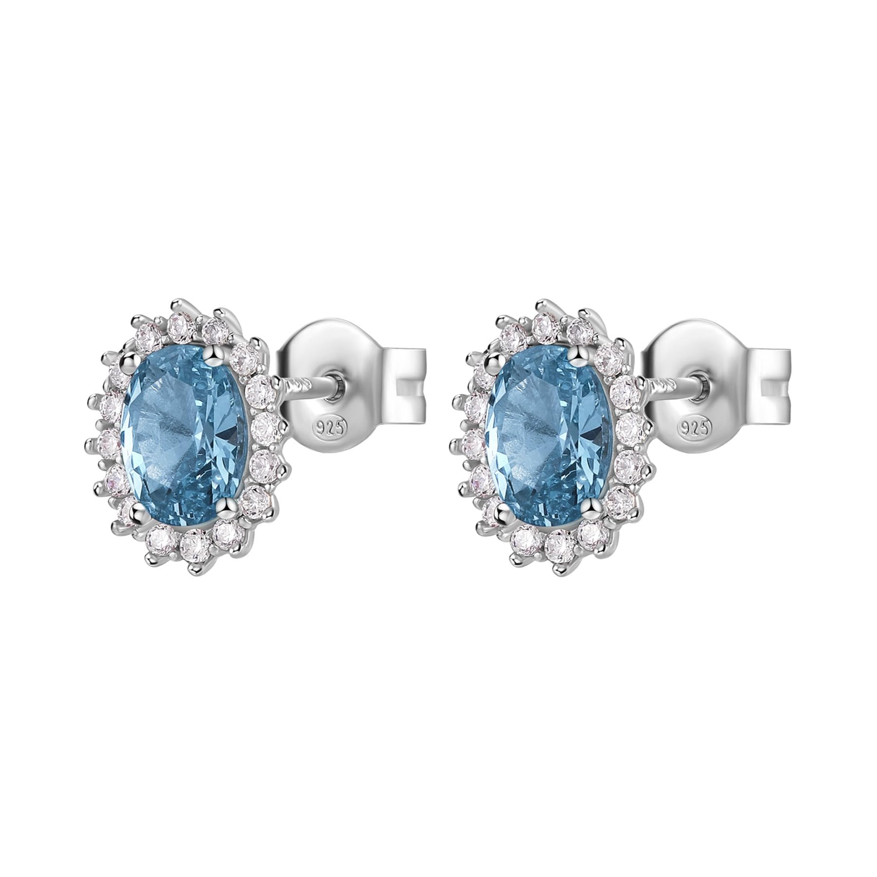 Brosway Orecchini Donna a Lobo in Argento | Orecchini A Lobo Con Cloud Light Blue | Collezione FANCY - FCL17