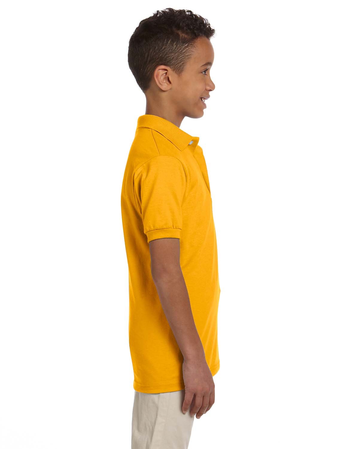 Jerzees Spotshield - Polo de Manga Corta para niño (Paquete de 2)