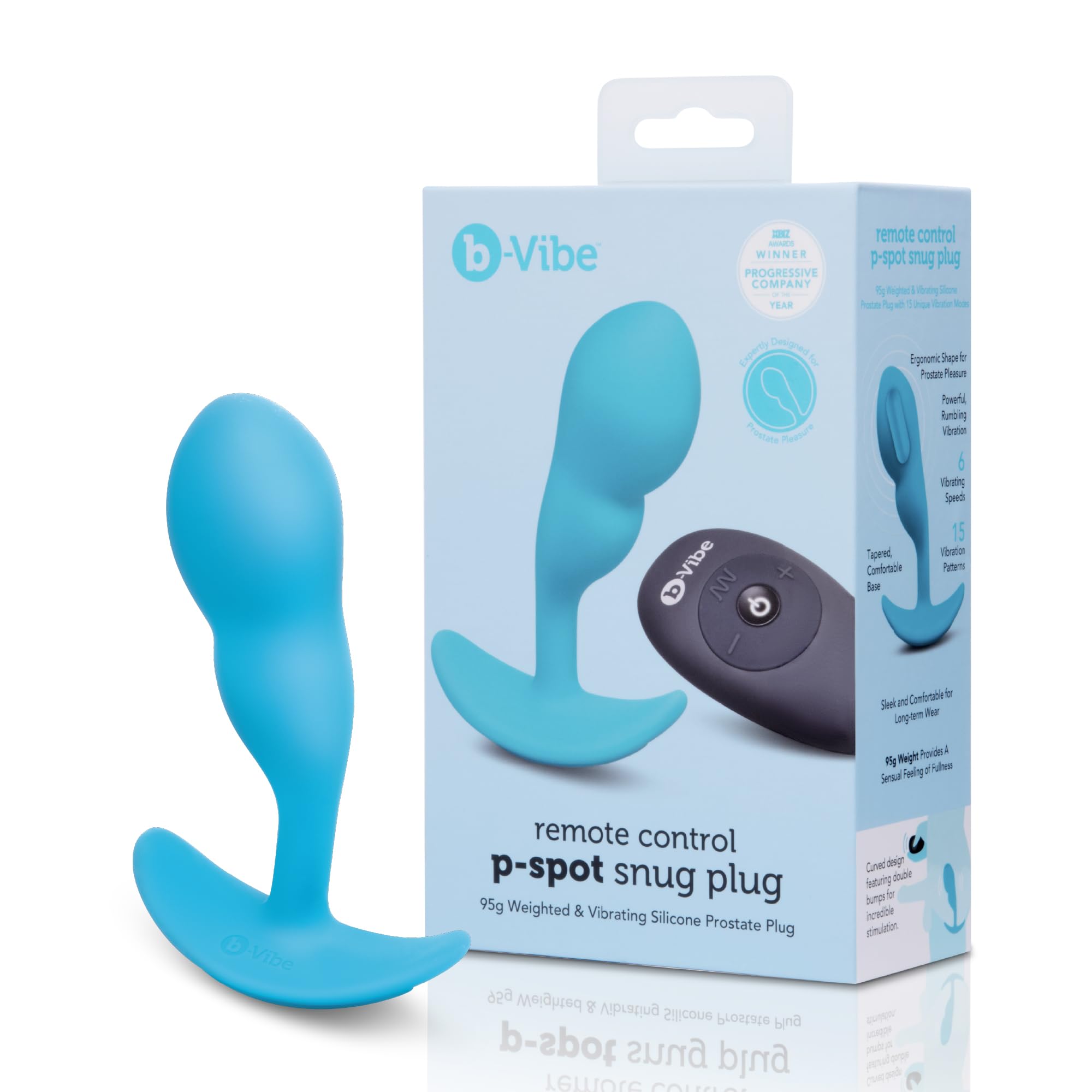 Plug Anal con Control Remoto B-Vibe Azul - Marca: B-Vibe - EAN: 4890808291276