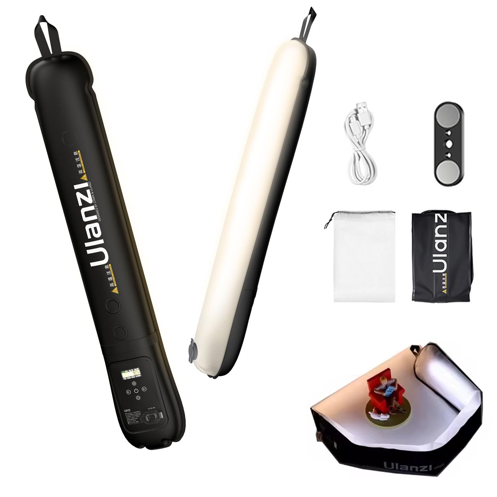 Ulanzi UA12 Bi-Color Portable Inflatable Tube Light, Handheld