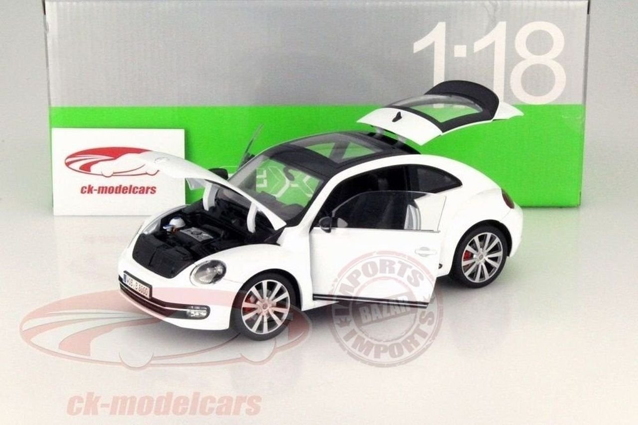 Welly 18042white - verzamelmodel VW Beetle 2012, 1/18 van metaal