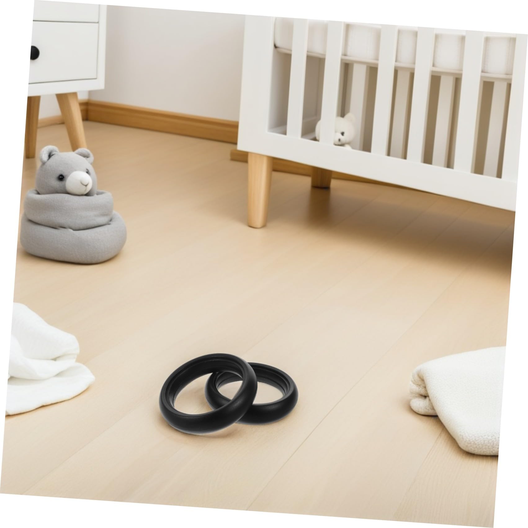 Universal and Sturdy Rubber Material 5 Inch Stroller Tire Replacement Rubber Smooth Pushchair Wheel Tire with Smooth Rolling Feature for Buggy and Buggy — view 7