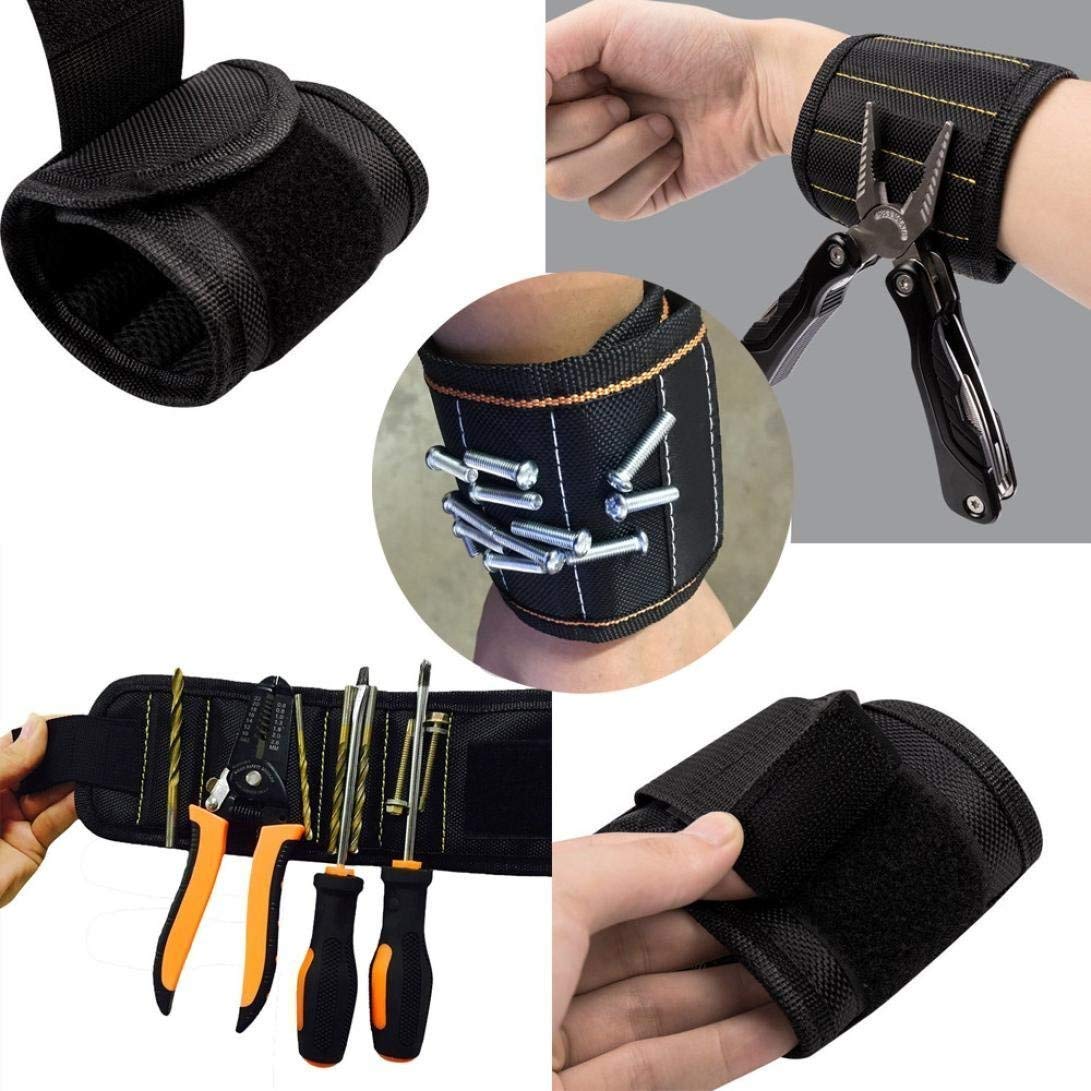 AADCART 1Pc Sports 13.8'' Wrist Port Band Tool Belt ew Kit Set Magnetic Wristband