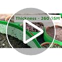 Image of Go Hooked Grow Bags for Gardening Vegetables Herbs & Flowers (Set of 5) Planter Bags for Home Balcony Terrace & Outdoor Farming (12 Inch, 250gsm) Heavy Duty Reusable Gallon Grow Bags (Round)