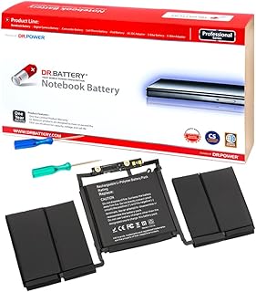 DR BATTERY A1819 A1706 Battery Compatible for Apple MacBook Pro 13 inch Touch Bar (Late2016 Mid2017) EMC3071 EMC3163 MLH12LL/A MPXV2LL/A MLVP2LL/A MNQF2LL/A MNQG2LL/A - High Capacity [11.41V / 49.2Wh]