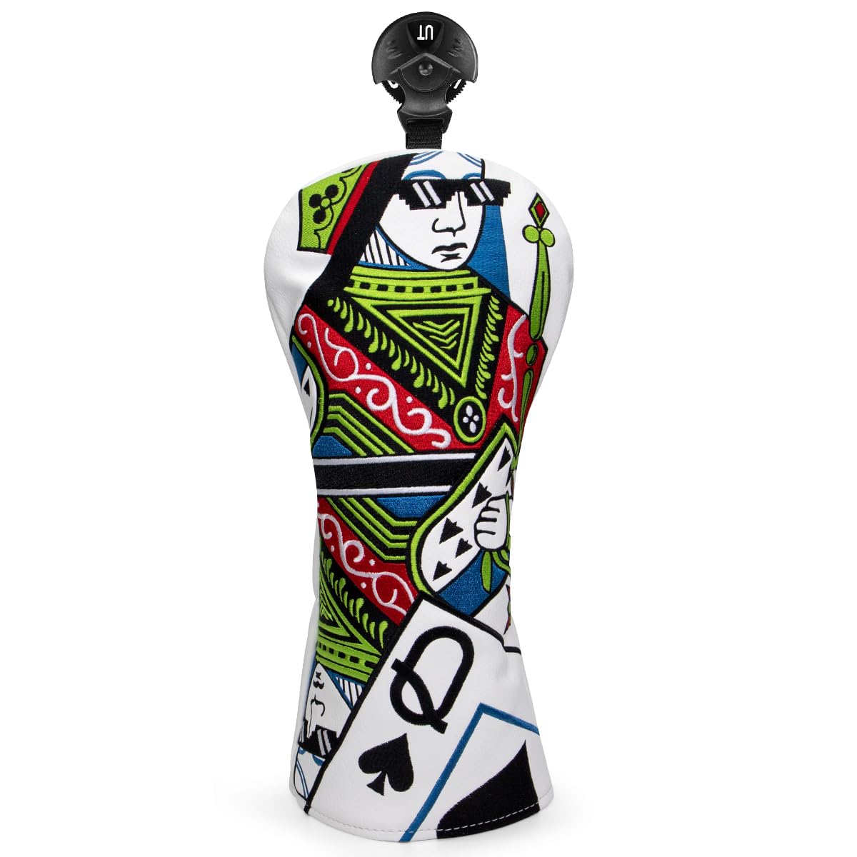 Barudan Golf Poker Queen Golf Hybrid Headcover 3 Wood Fairway Head Cover Driver Headcover Head Cover fits for All Brand Golf Headcovers for Driver, Fairway Woods, Hybrids