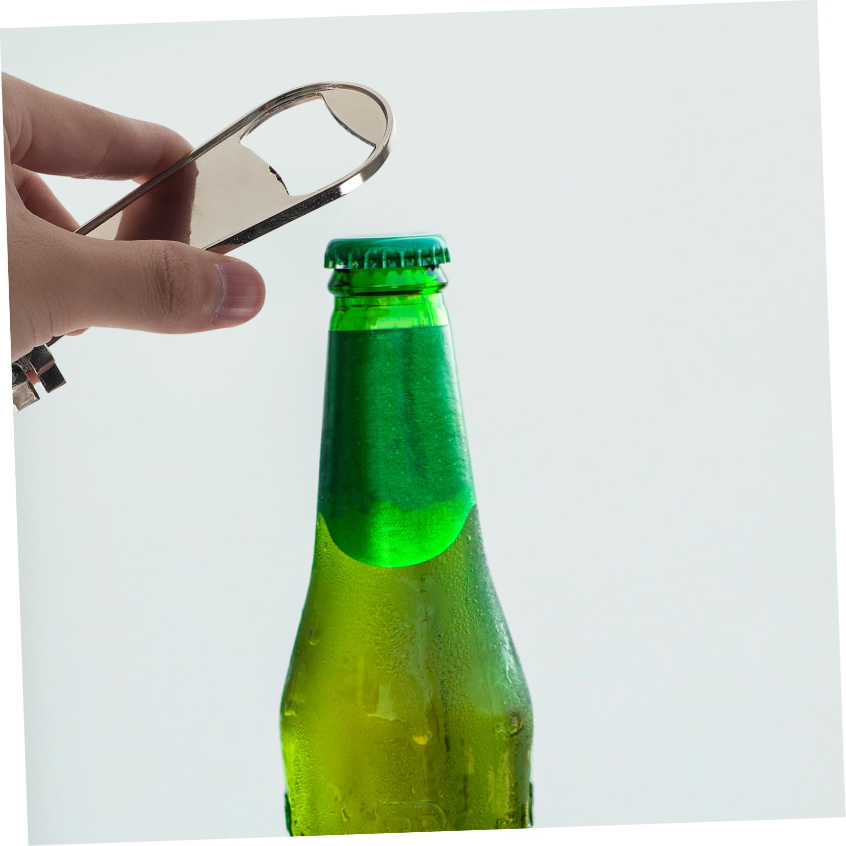 Cabilock 3 Piezas Abrebotellas Herramienta Para Abrir Botellas De Cerveza Herramienta Magnética Botella De Bebida Abridor De Cerveza Para Refrigerador Abrelatas Eléctrico Acero Inoxidable