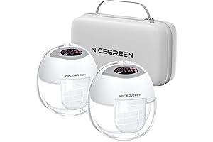 NICEGREEN Life Electric Portable Breast Pump, Hands-Free, Wearable