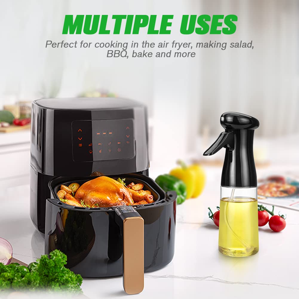 ENAIAH 3 Pièces Spray Huile Cuisine Spray Huile D'olive Pulvérisateur D