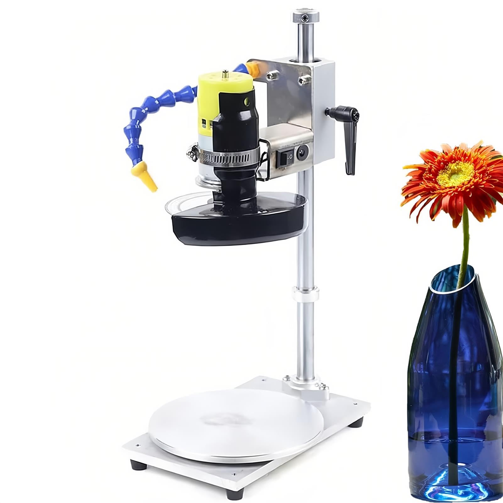 Tagliabottiglie fai da te, kit di utensili per tagliare bottiglie di vino per progetti artigianali, bottiglie rotonde quadrate irregolari