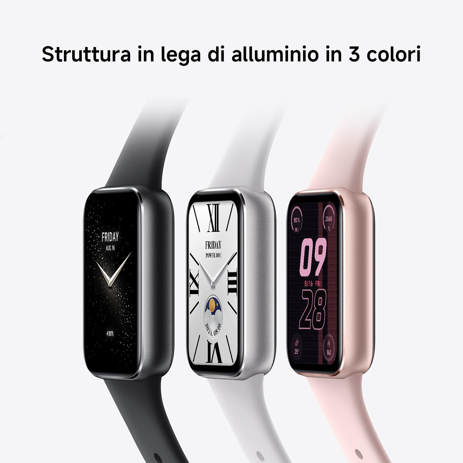 Xiaomi Smart Band 9 Pro, Schermo AMOLED 1.74", Telaio in Alluminio, Autonomia Batteria 21 giorni, Monitoraggio Migliorato di SpO2, Frequenza Cardiaca e Sonno, GPS Integrato, Acqua 5 ATM