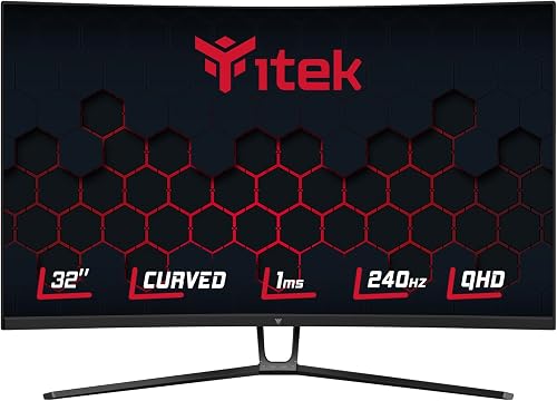 Itek Moniteur GGC - 32" Incurvé, 2560x1440 QHD, Panneau V…