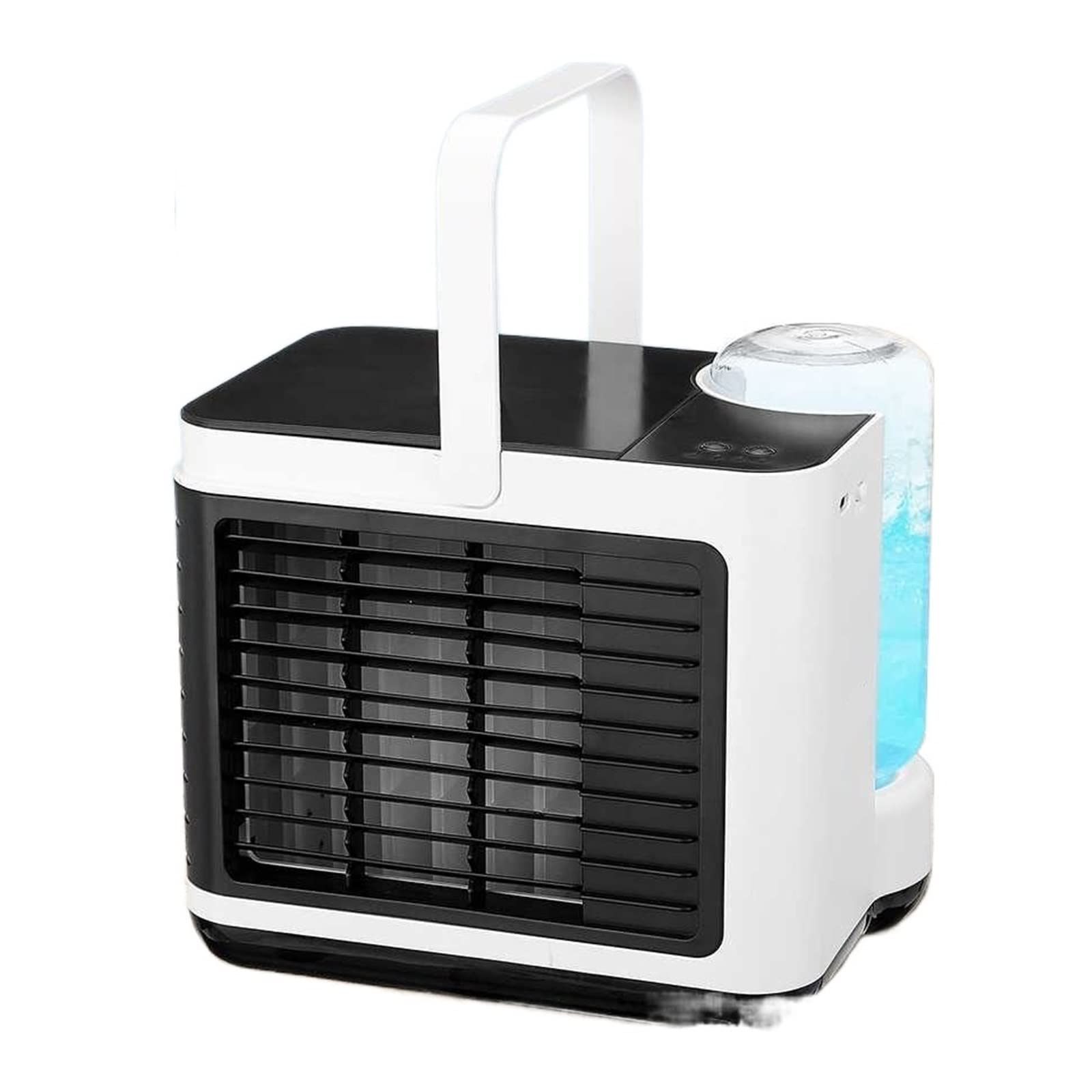 Portable Air Conditioning Fan 3 Speeds Mini Conditioner Anion Purifier Humidifier Desktop USB Cooling Cooler Airflow Comfort Refreshing Breeze
