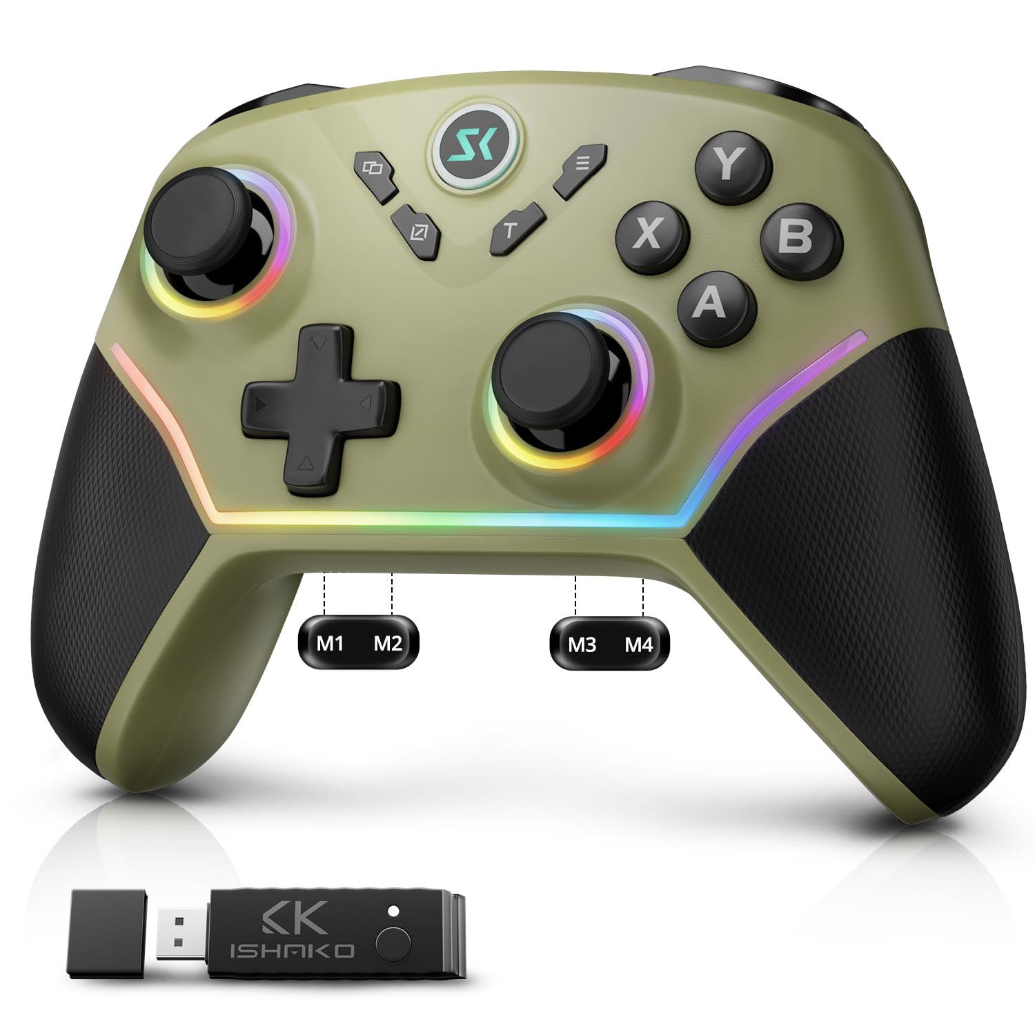 Photo 1 of ISHAKO Wireless PC Controller, for Windows PC/Switch/Android/Steam Deck