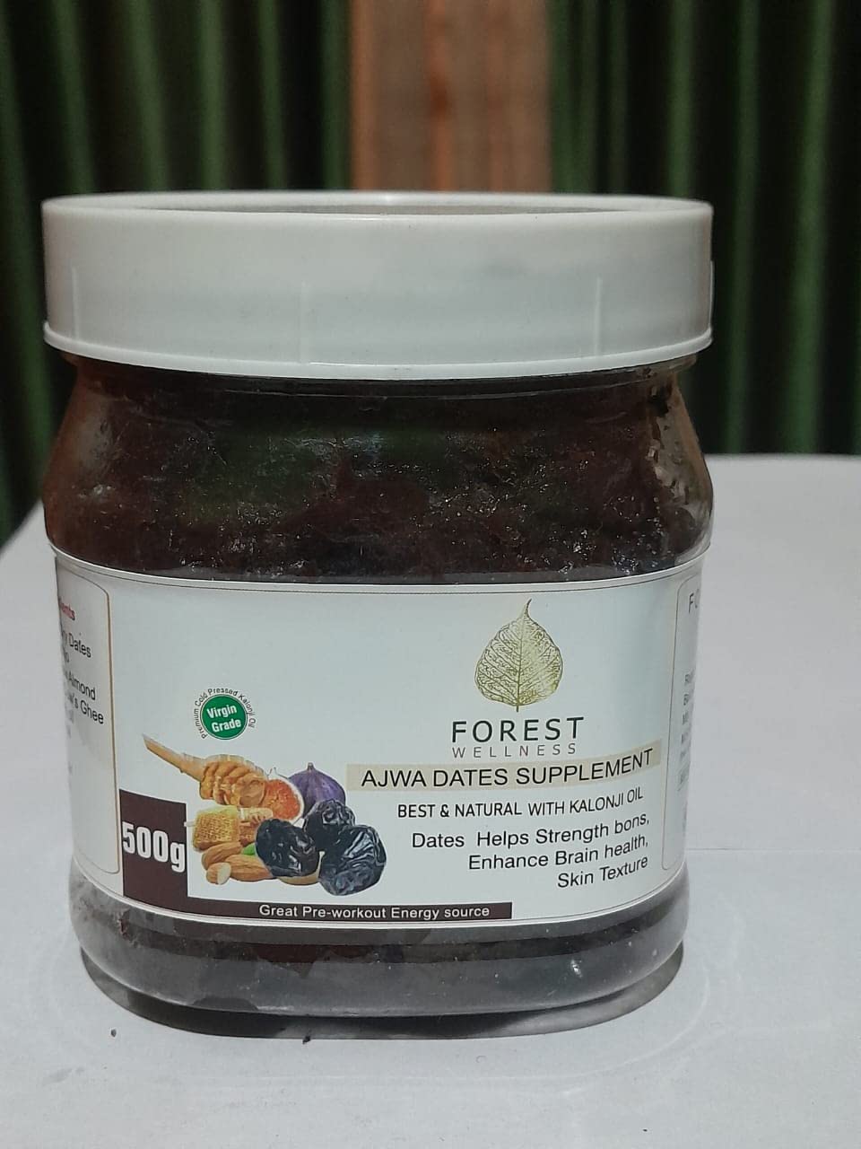 Forest wellness Ajwa Dates Halwa | Strengthen Bones | Enhance Brain Health | Improves Skin Texture | Best & Natural (B0BT9BT3HS) Amazon Price History, Amazon Price Tracker