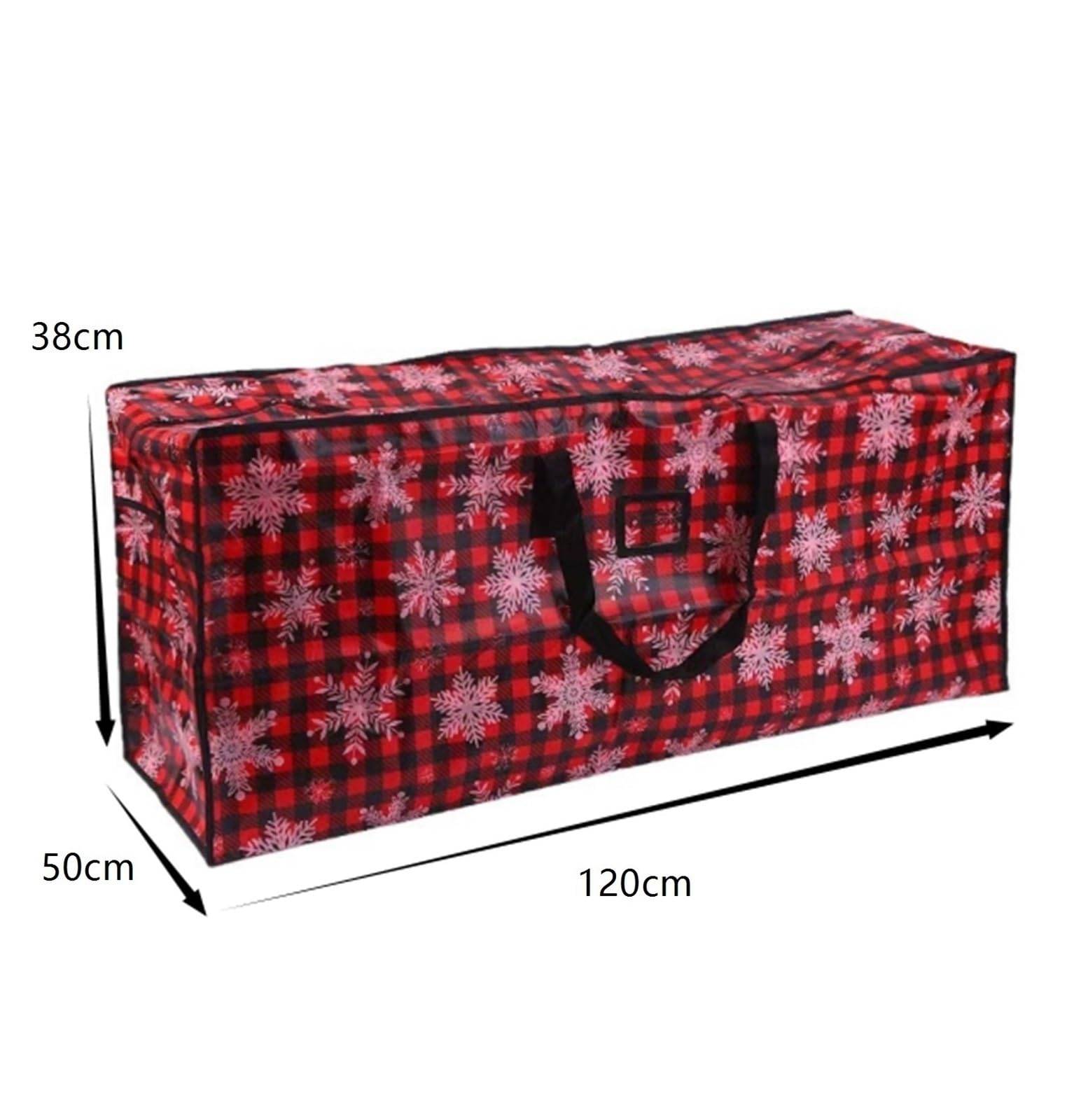 Sac Sapin Sac De Rangement for Arbre Noël, Fourre-Tout Pliable avec Poignées À Double Fermeture Éclair Rangement Noël(120x50x38cm)