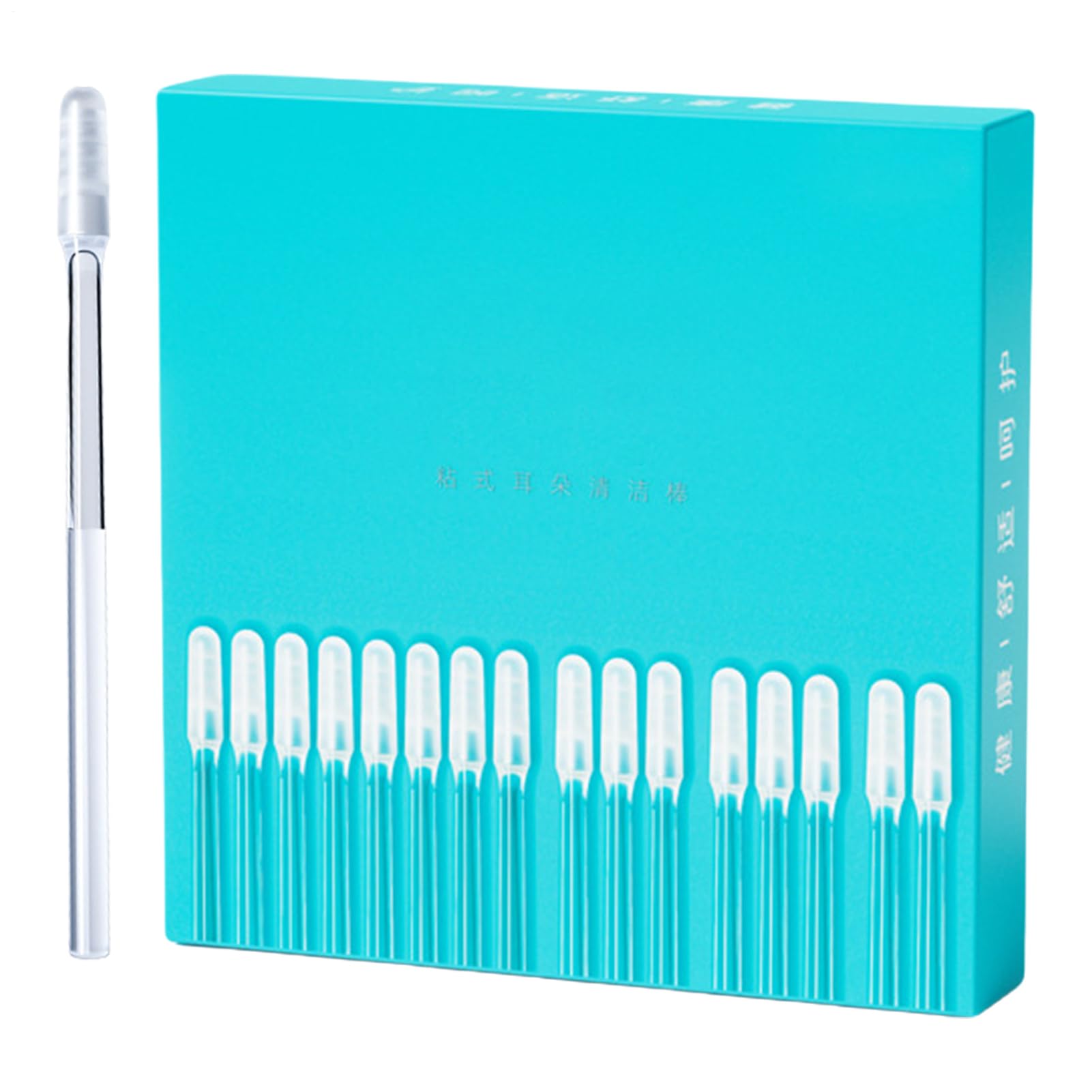 24Stück Selbstklebende Ohrenreiniger, Safety Spiralohren Sticky Earpick, Werkzeug Entfernen Ohrenschmalz, Professionelle Ohrreiniger Stick, Klebriger Ohrreinigungsstift, für Kinder Erwachsene