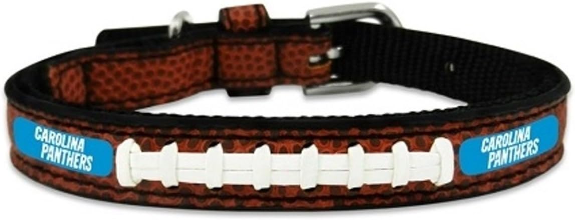 NFL Carolina Panthers Classic Leather Football Collar, Toy