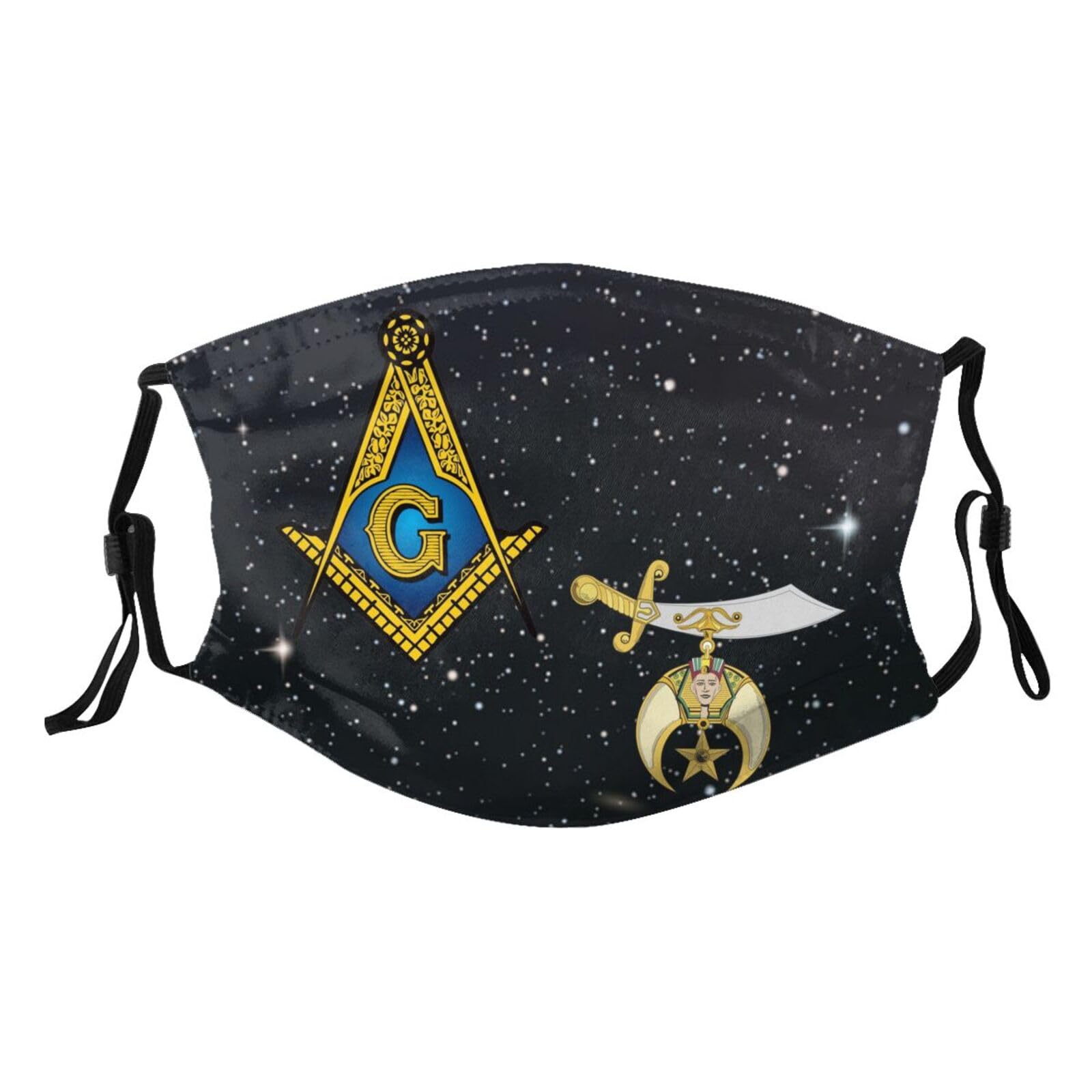 Masonic Shriner Split Adult Dust Mask Adjustable Dust Face with 2 Filter41