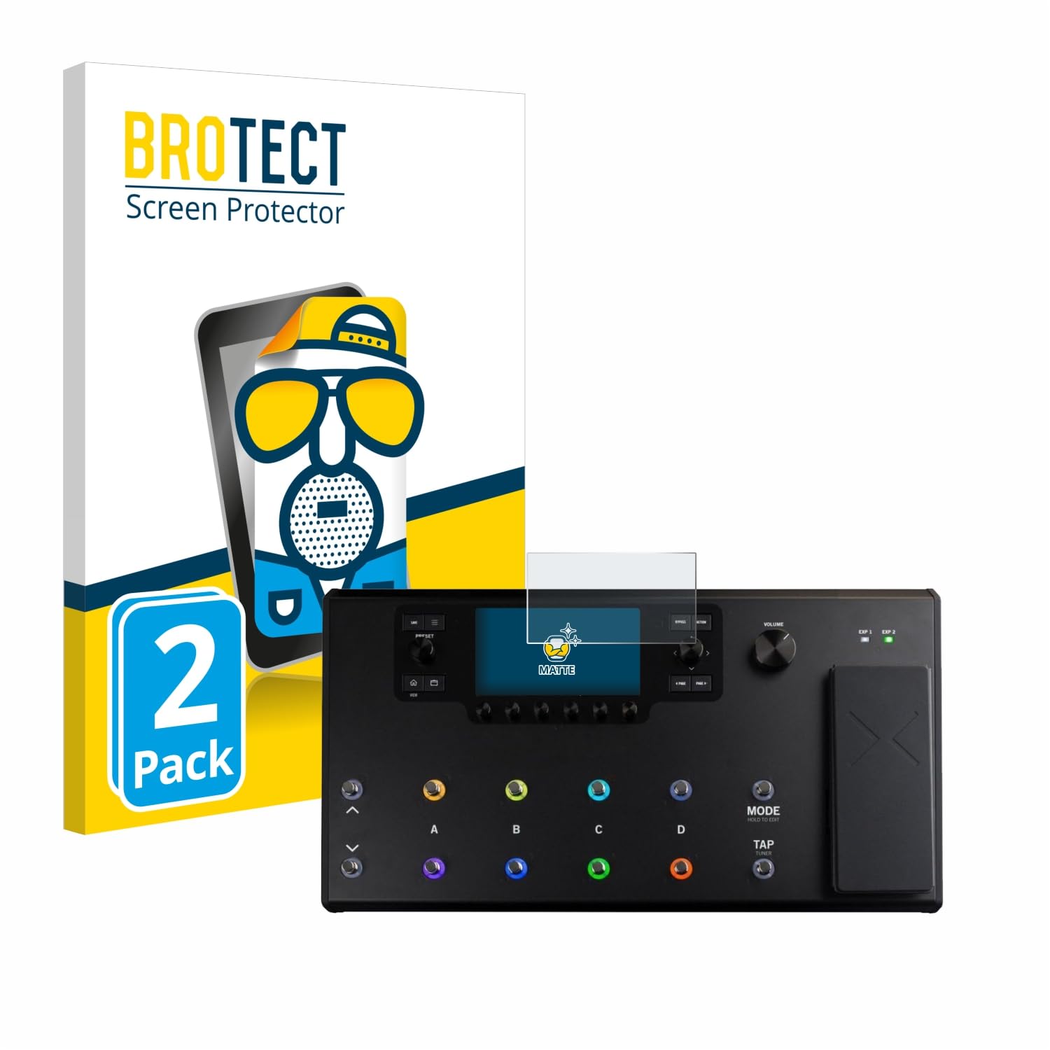 brotect Pellicola Protettiva Vetro per Line 6 Helix LT Protezione Schermo [Durezza Estrema 9H, Chiaro