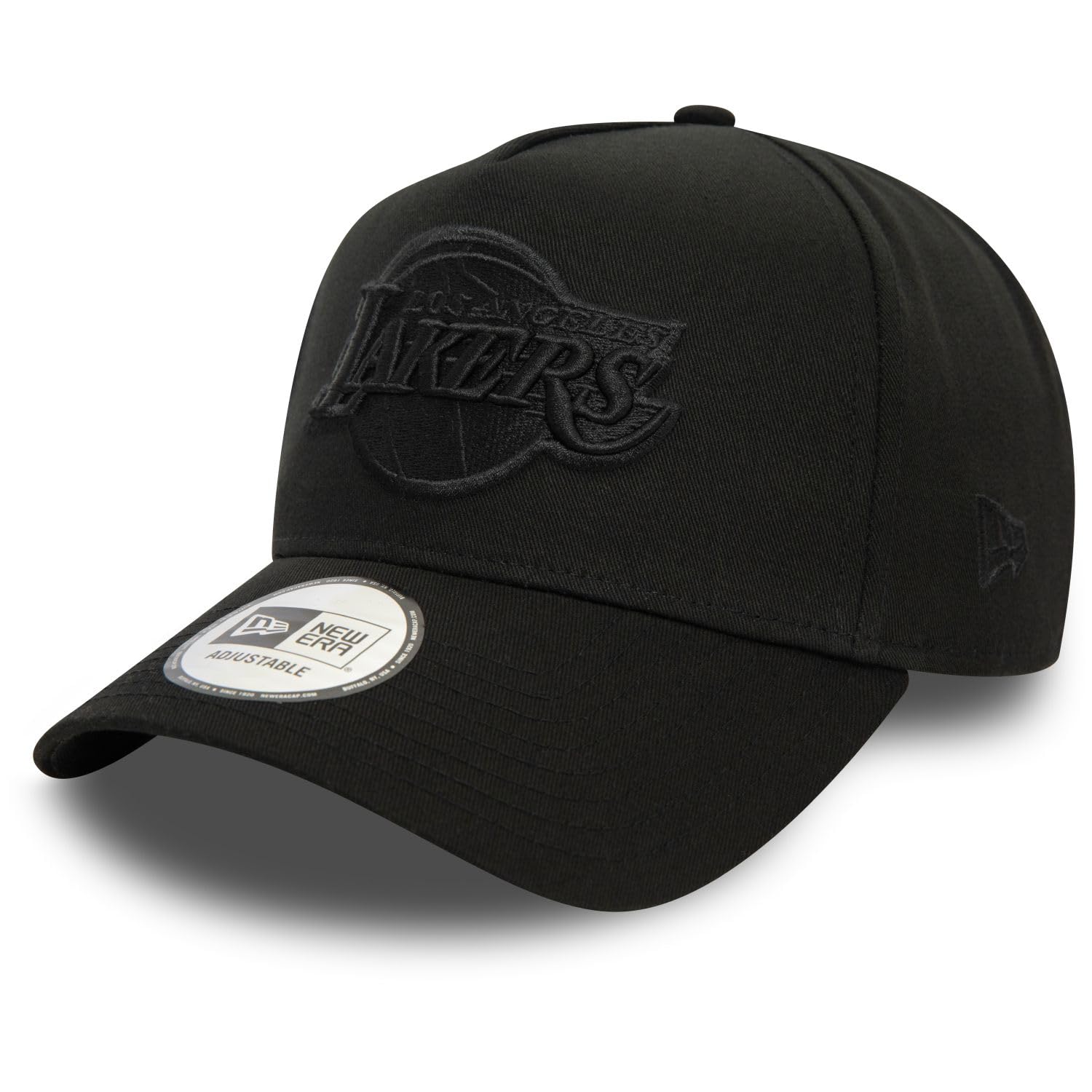 New EraE-Frame Snapback Cap - Mono Los Angeles Lakers - One Size Black