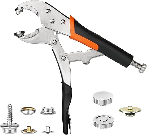 Kit de herramientas de sujeción de presión de alta resistencia para sujetar anillos de metal reemplazando broches de metal reparando cubiertas de