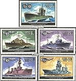 briefmarken sowjetunion postfrisch 5216-5220 (kompl.Ausg.) Prophila Collection Sowjetunion 5216-5220 (kompl.Ausg.) 1982 Kriegsschiffe (Briefmarken für Sammler) Militär